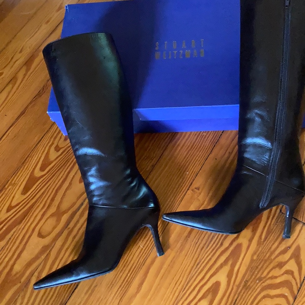 Cola dark brown high boots